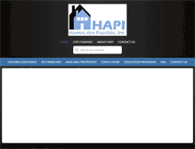 Tablet Screenshot of homesarepossible.org